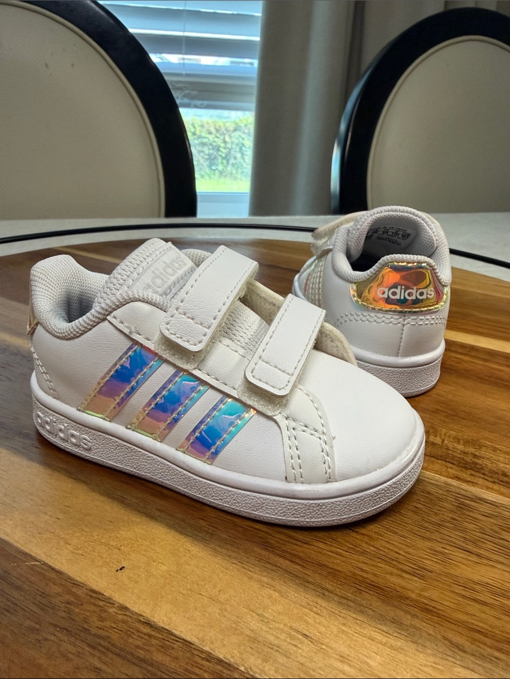 Adidas toddler sneakers size 4k